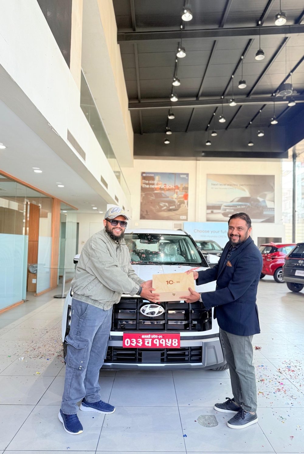 नेपालमा एसेम्बल भएको हुन्डाई क्रेटा १ हजार युनिट बिक्री, अन्तिममा किन्ने ग्राहक गायक चापागाइँ