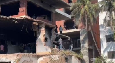 Protests continue in Dhaka, partially demolished house of Sheikh Mujibur vandalized