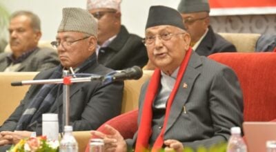 ‘We are not afraid of Gen-Z threats,’ Oli tells UML Central Committee