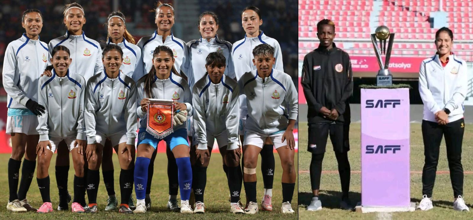 साफ महिला क्लब च्याम्पियनसिप : अपराजित रहँदै उपाधि जित्ने लक्ष्यमा एपीएफ