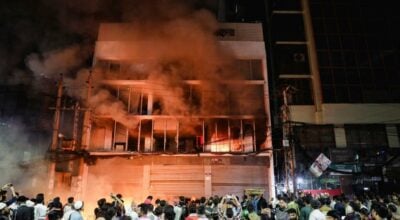 बङ्गलादेशको अखवार भवनमा आगलागी, २५ जना पत्रकारको उद्धार