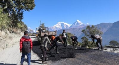 बेनी–पाखापानी सडक योजना स्तरोन्नति अन्तिम चरणमा