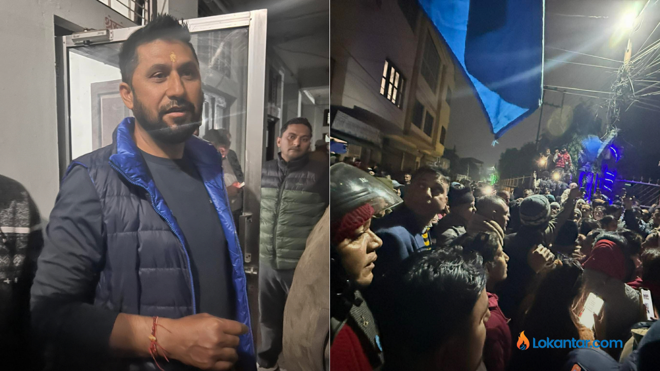 रास्वपा सभापति रवि लामिछाने थुनामुक्त