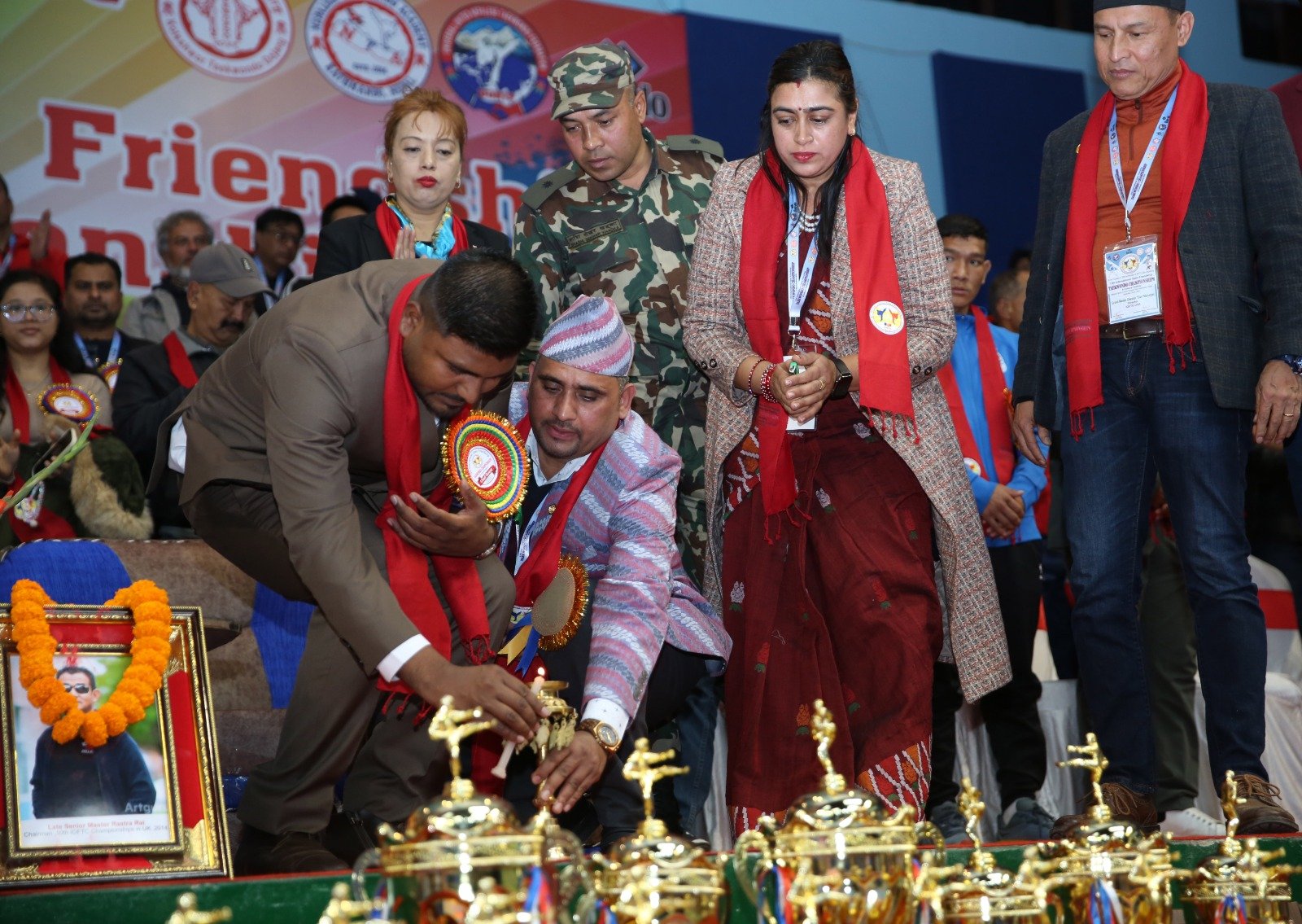 खेलकुद मन्त्री गुप्ताले गरे आइओएफटिसीको औपचारिक उद्घाटन, बक्सर चन्द्र सम्मानित