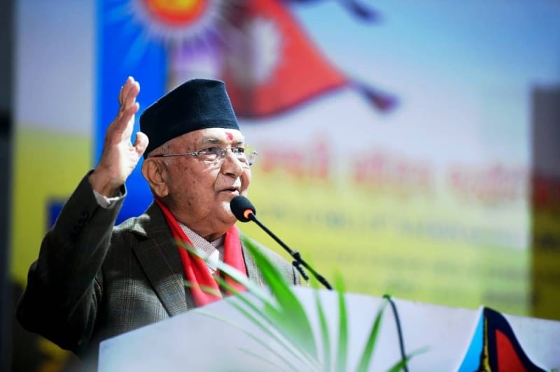Oli re-elected to the helm of CPN-UML