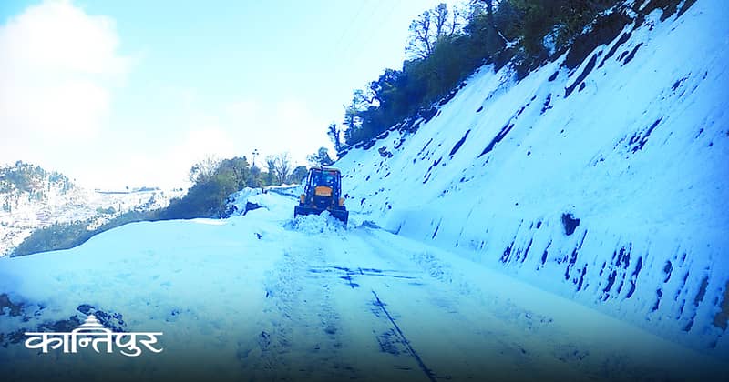 सुदूरपश्चिम र कर्णालीमा भारी हिमपात