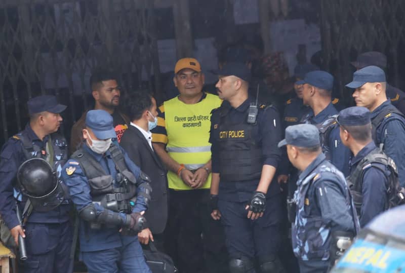 Police detain Durga Prasain in Kathmandu ahead of Birgunj program
