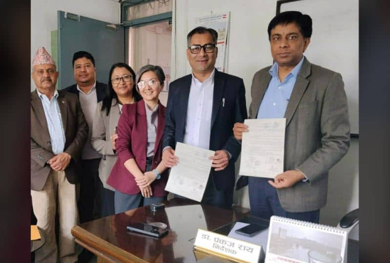 भक्तपुर क्यान्सर अस्पताल र कान्ति बाल अस्पतालबीच सम्झौता