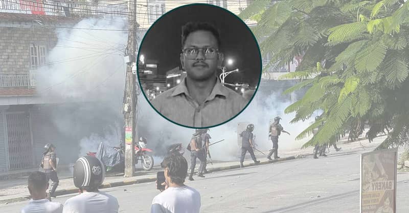 'आन्दोलनको भिडिओ बनाउँदै थियो, ढुंगा हान्न आयो भनेर प्रहरीले गोली चलाएछ!'