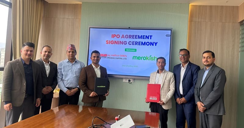 ‘मेरो किसान’ को आईपीओ निष्कासन गर्न प्रभु क्यापिटलसँग सम्झौता