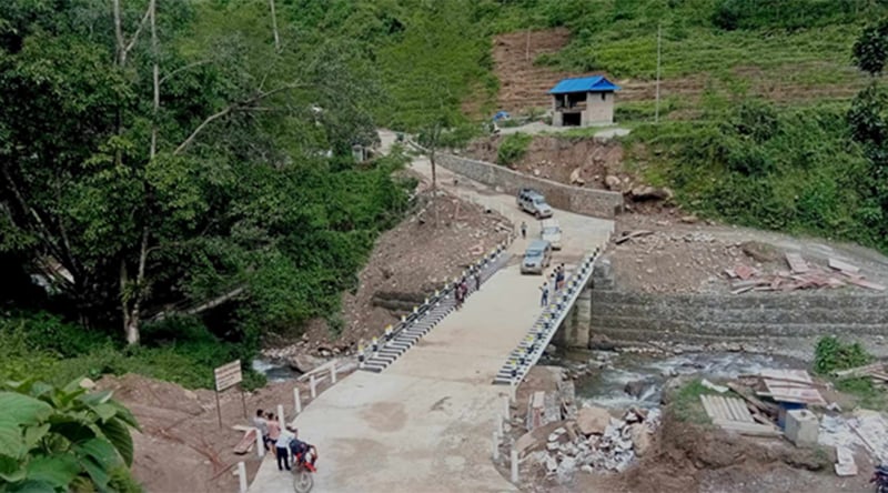 13 concrete, 17 suspension bridges built in Bhojpur since 2015