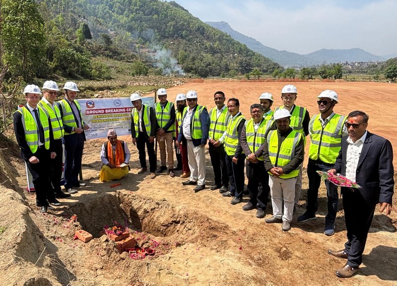 Nepal, Germany break ground on 220 kV Lekhnath–Damauli transmission line