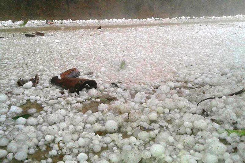 DoHM warns of hailstone along with high winds