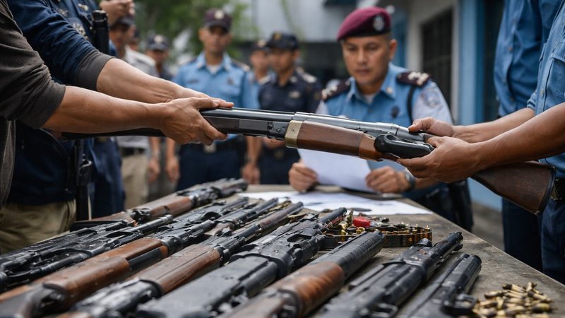 75 licensed weapons handed over to police in Banke