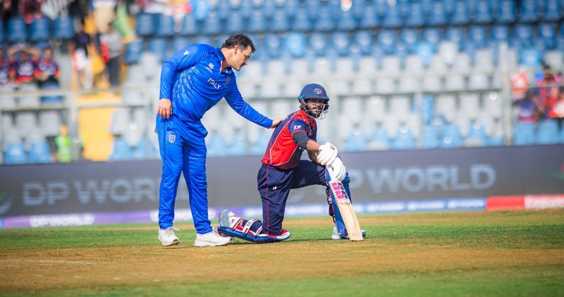 ICC Men's T20 World Cup: Nepal lose to Italy by 10 wickets