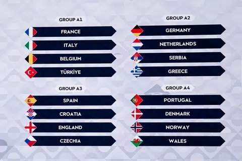 Euro 2024 finalists Spain, England drawn together in Nations League group