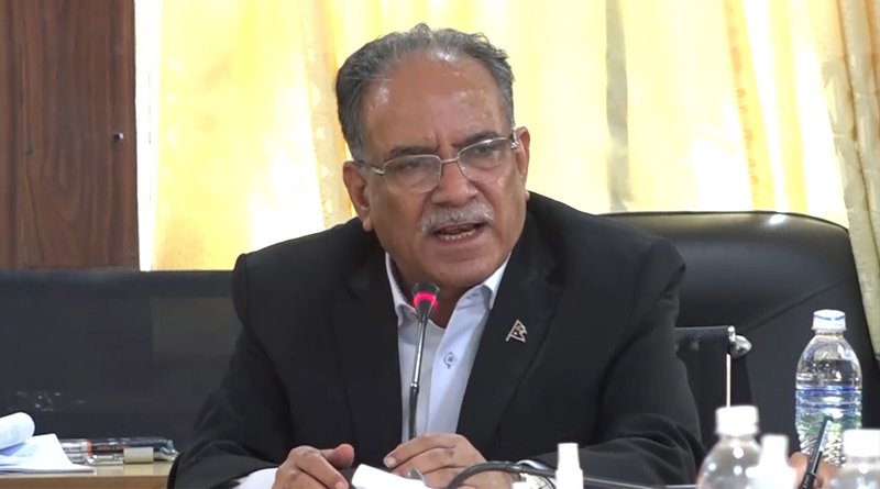 NCP Coordinator Dahal casts ballot