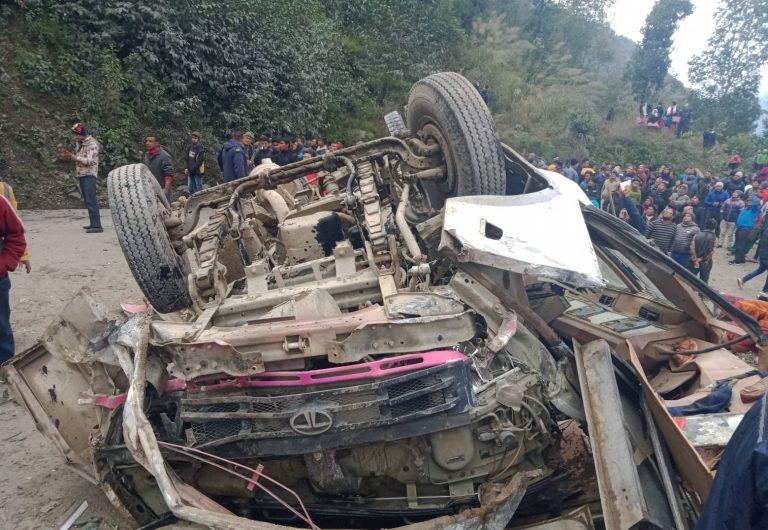 12 injured in Udayapur bus accident