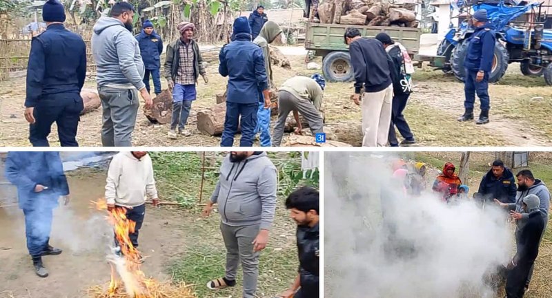 Cold wave disrupts Sunsari, Morang