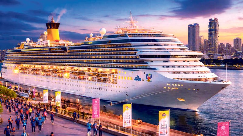 २० औं एसियाली खेलकुद खेलाडीलाई क्रुजमा लक्जरी सुविधा