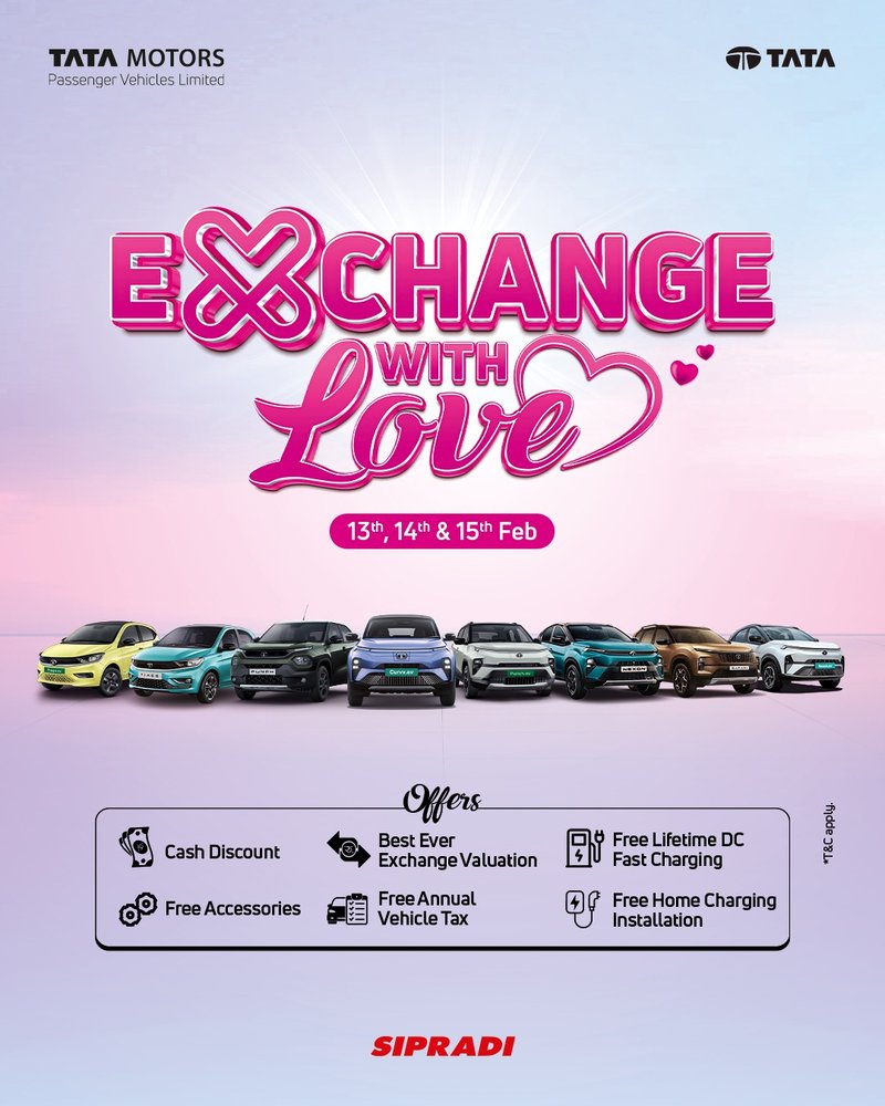टाटाको भ्यालेन्टाइन विशेष ‘एक्सचेन्ज विथ लभ’अफर