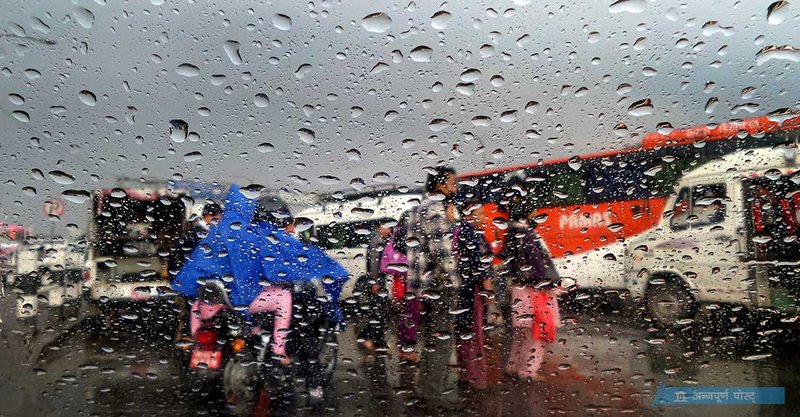 सोमबार देशका यी स्थानमा हुने छ वर्षा