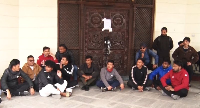 एन्फाको मुख्यालयमा तालाबन्दी