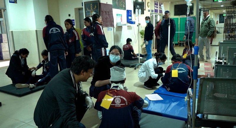 अस्पतालमा आकस्मिक प्रतिकार्य अभ्यास