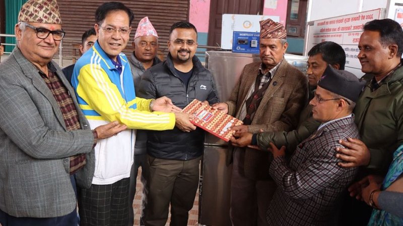 गह्रौं प्राथामिक अस्पताललाई शव सुरक्षित राख्ने फ्रिज