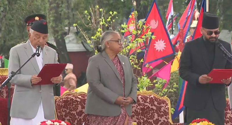 प्रधानमन्त्री बालेनको शपथमा को–को भए उपस्थित ?