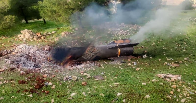 उत्तरी इजरायलमा क्षेप्यास्त्रको अवशेष खस्यो