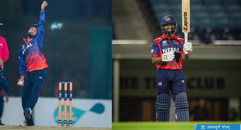 टी–२० अन्तर्राष्ट्रिय अलराउण्डरमा दिपेन्द्र चौंथो स्थानमा यथावत