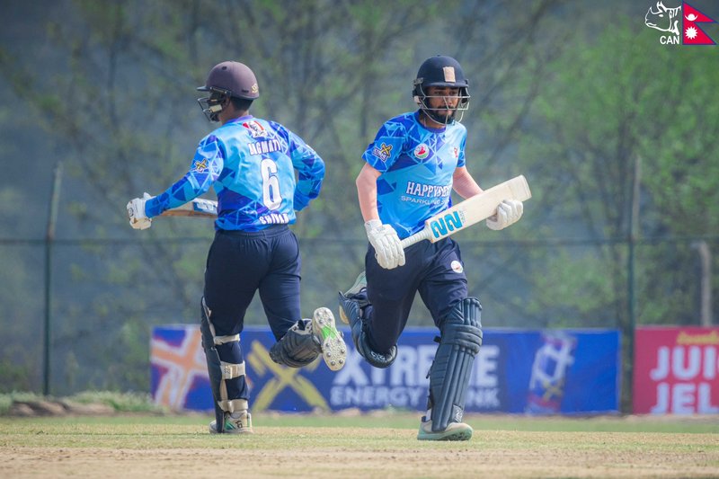 इशान र पवनको सम्हालिएको पारीसँगै बागमतीले पुलिसलाई दियो २६६ रनको लक्ष्य