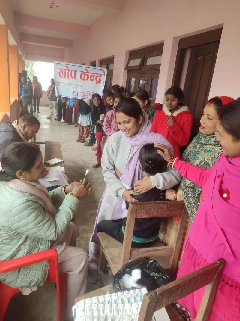 रौतहटमा १७ हजार ३१९ किशोरीलाई निःशुल्क खोप