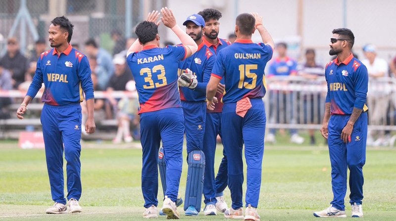 आइसीसी लिग २ को घरेलु शृंखलाका लागि २० खेलाडी बन्द प्रशिक्षणमा