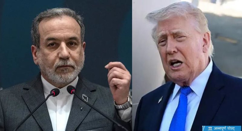 इरान अमेरिकासँगको वार्तालाई स्वीकार गर्न डराइरहेको ट्रम्पको दाबी