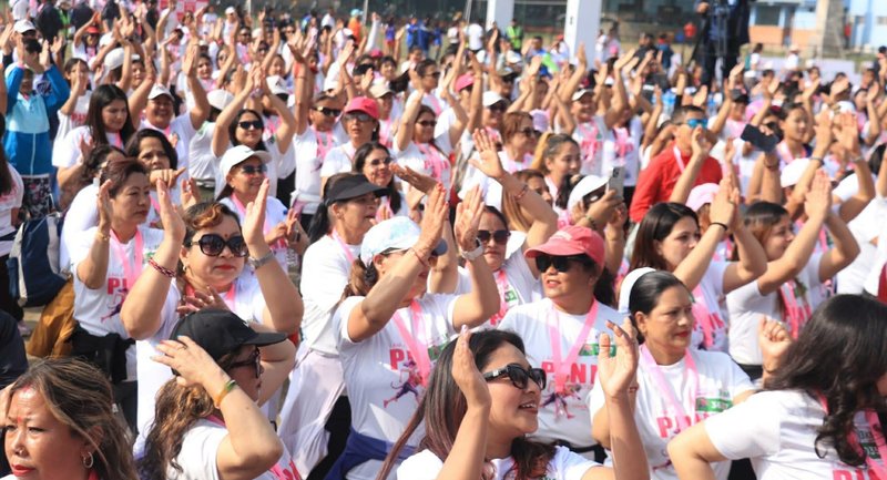 काठमाडौं पिंक केयराथनमा सन्तोषी र निर्मला प्रथम