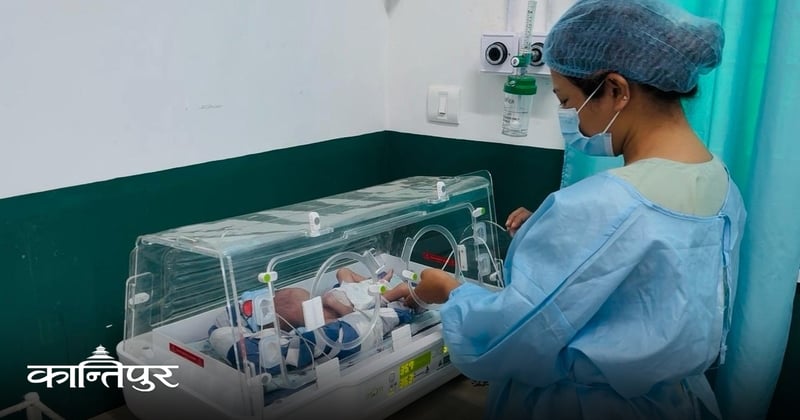 ७ महिनामै जन्मिएको १७ सय ५० ग्रामको नवजात शिशुको सफल उपचार