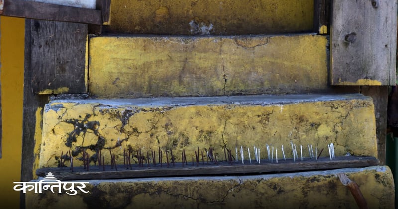 भालुबाट खाद्यान्न बचाउन लप्चीवासीको अनौठो उपाय- मूलढोकामा काँटीको पिर्का