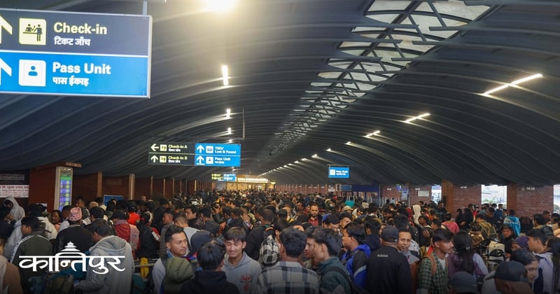 विभिन्न सातवटा अन्तर्राष्ट्रिय विमानस्थलमा हवाई उडान रद्द