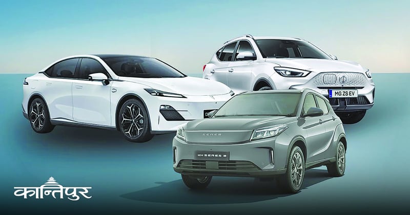 गत वर्षभन्दा घट्यो विद्युतीय सवारी आयात