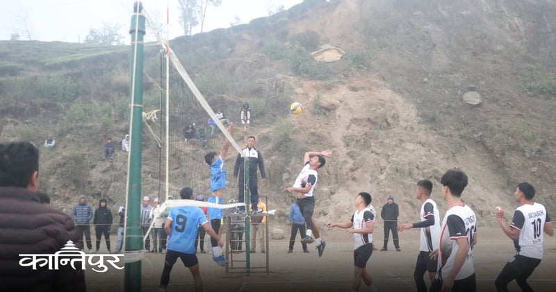 हिलेमा रामनवमी कप भलिबल सुरु