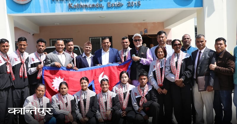 नेपाली एथलेटिक्स टोली भारत जाने