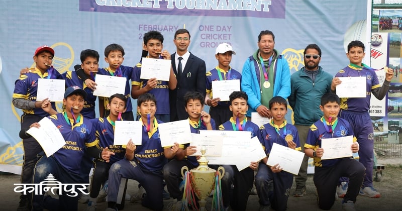 जेम्सलाई यू–१४ क्रिकेट उपाधि