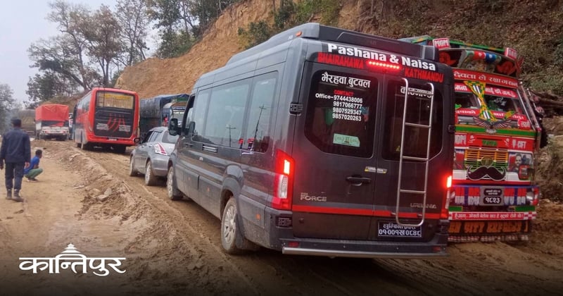 दाउन्ने सडक एकतर्फी सञ्चालन