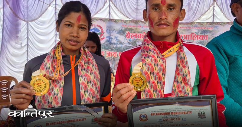 अर्जुन र फुलमतिले जिते झिल्टुङ क्रसकन्ट्री दौड