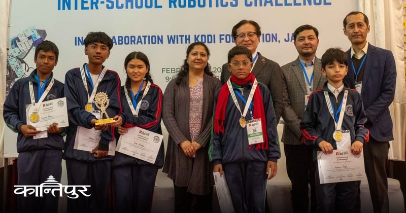 दोस्रो यल मेयर्स कप अन्तरविद्यालय रोबोटिक्स प्रतियोगिता : बालविनोद मावि प्रथम
