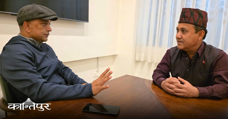 विश्वप्रकाशसँग गगनले भने : म राजीनामा दिन्छु