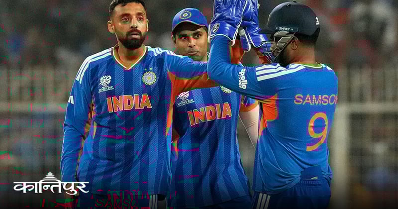 सामसनको इनिङ्समा भारत सेमिफाइनलमा