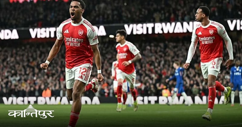 चेल्सीलाई हराएपछि आर्सनल बलियो